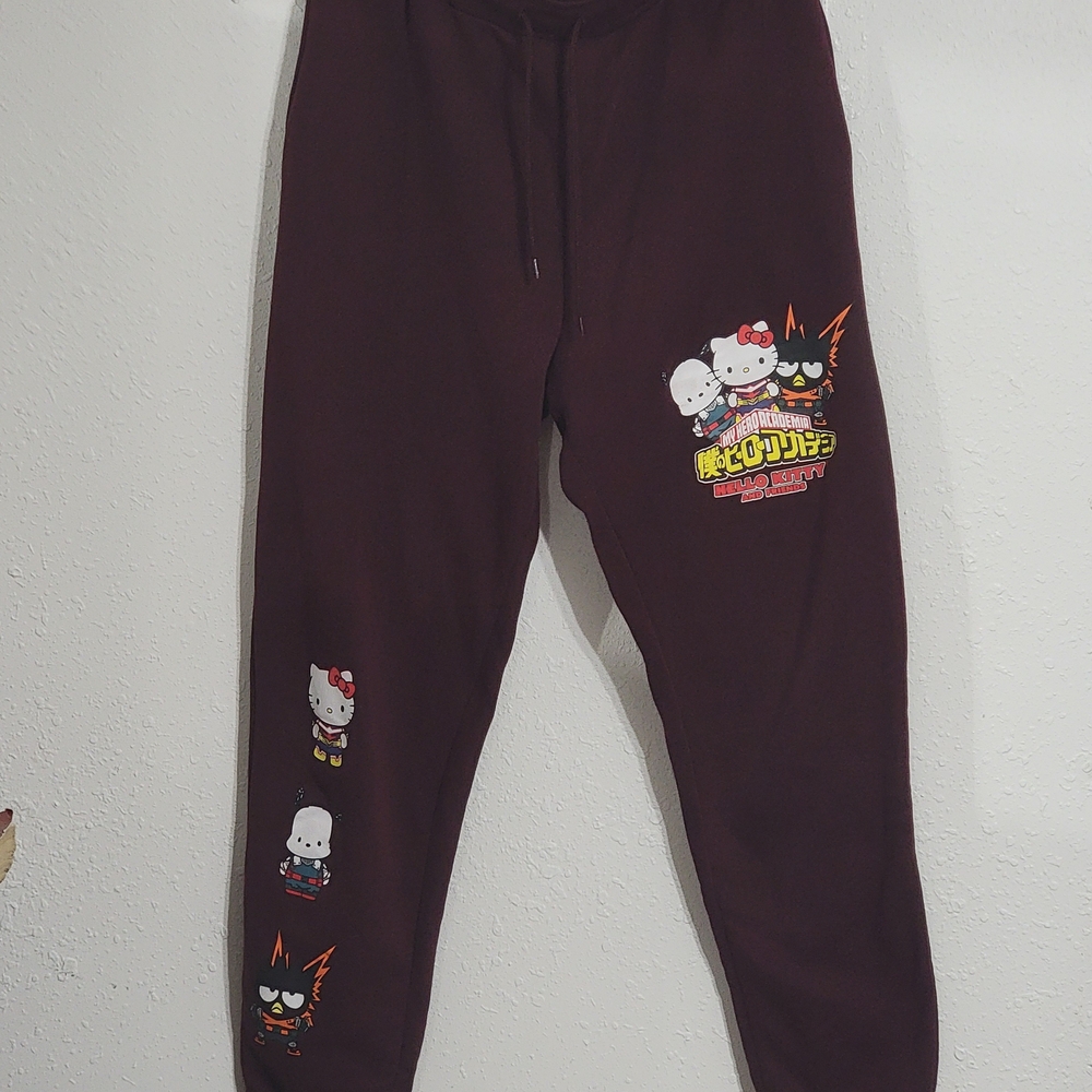 Hello Kitty Kids Jogger Pants - Maroon